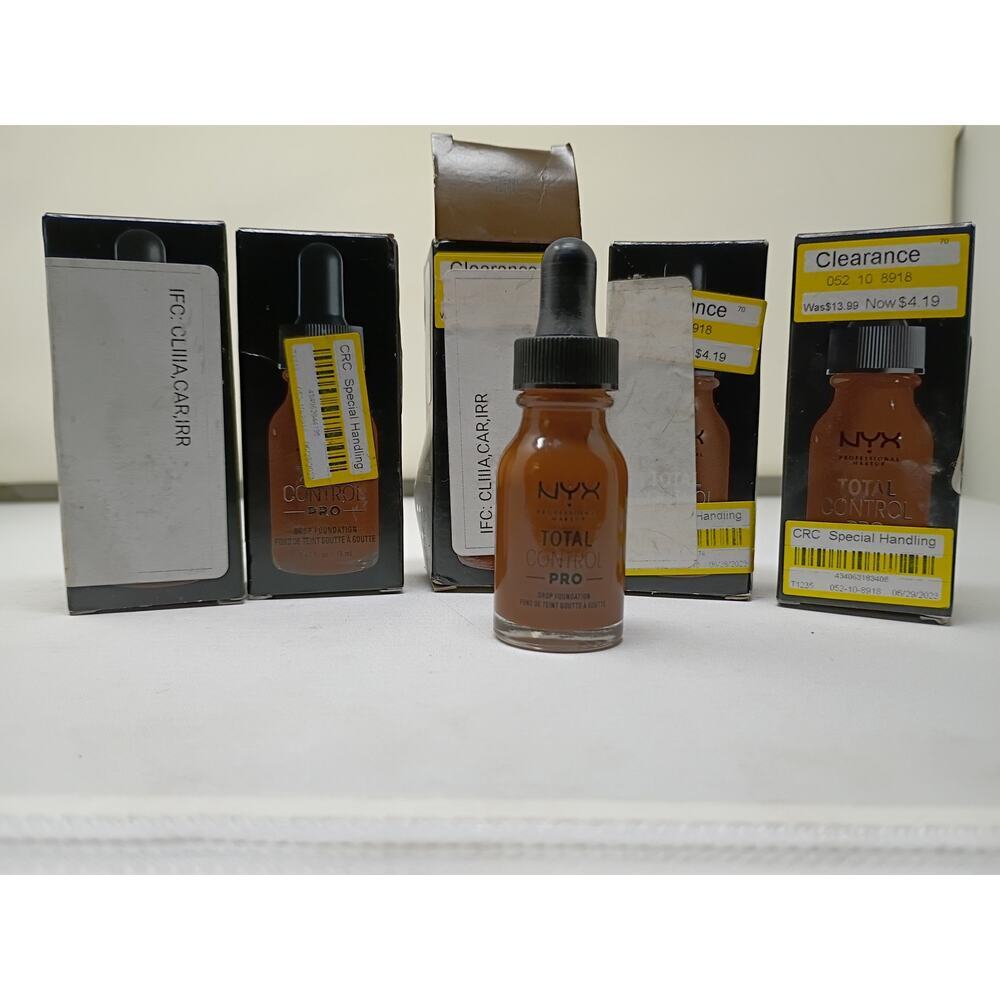 NYX Total Control Pro Drop Foundation - Cocoa (5 Pack)